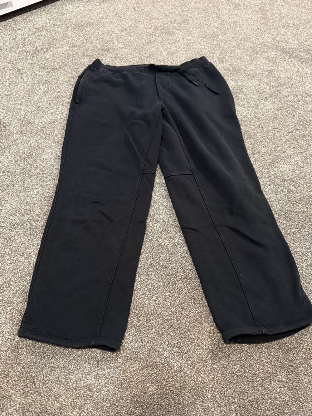 Lululemon Black Drawstring Sweatpants Sz L - Picture 2 of 5